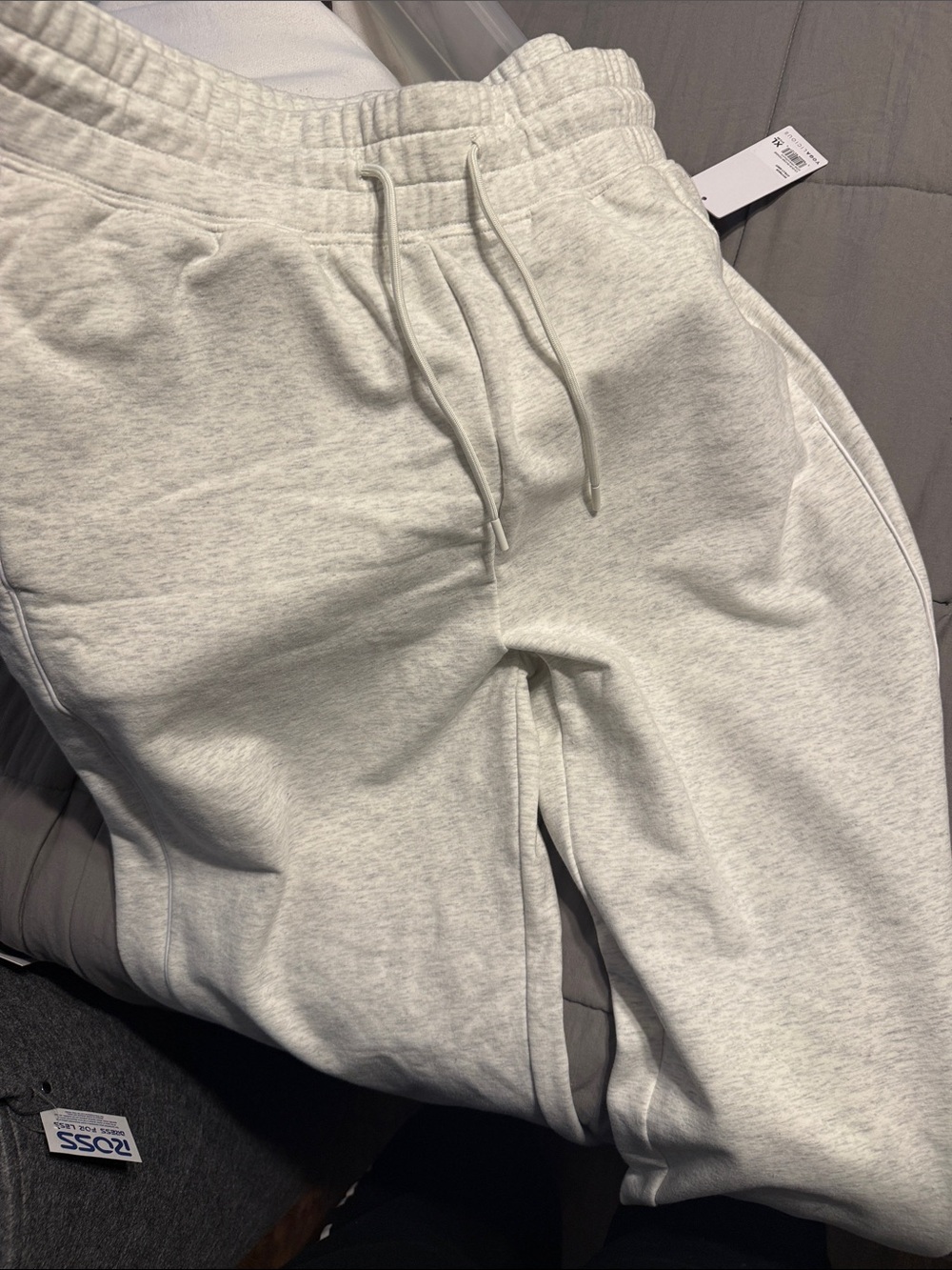 Yogalicious Light Heather Gray Drawstring Joggers